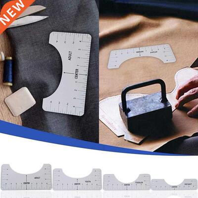 Unversal T-Shrt Necklne Algnment Measurng Ruler Clothes