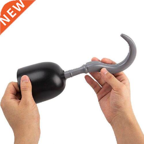 1pc Pirate Hook Child Plastic Toy Halloween Decor