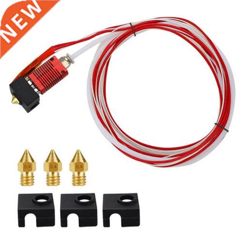 7Pcs PTFE Tube 3D Printer Parts 0.4mm Extruder Nozzle Hotend