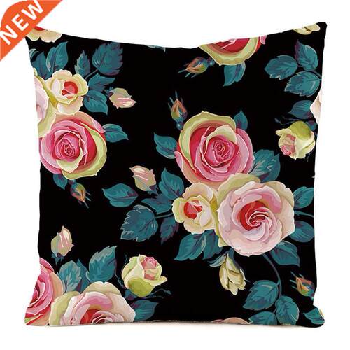 mtaton Slk Pllowcase Flower Pattern Pllow Case Home S