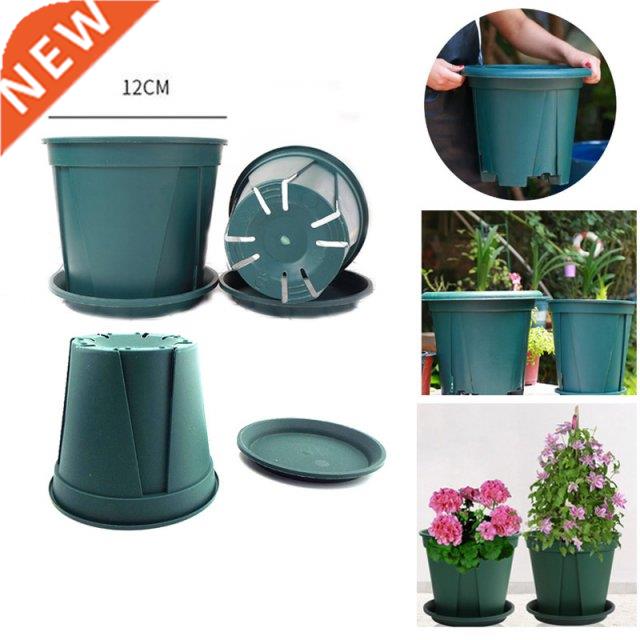 12cm Green Plant Flowerpot Rose Breathable Plastic Succulent