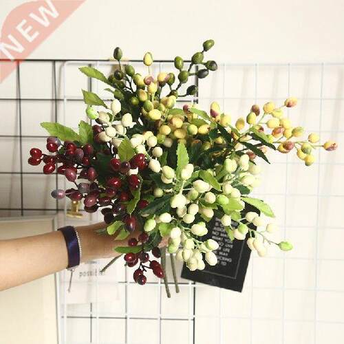 Olive Artificial Flower Simulation Berry Fake Plants Home