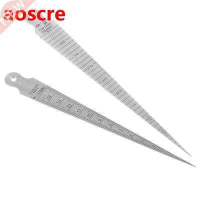 1pc 1-15mm Stainless Steel Taper Gauge Feeler Gap Hole Measu