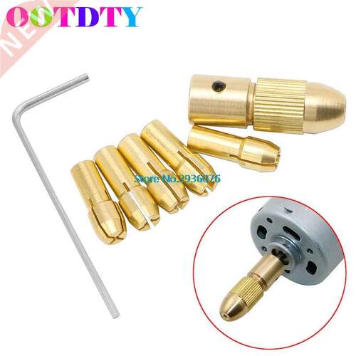 7pcs/lot 0.5-3mm Small Electric Drill Bit Collet Clamp Micro