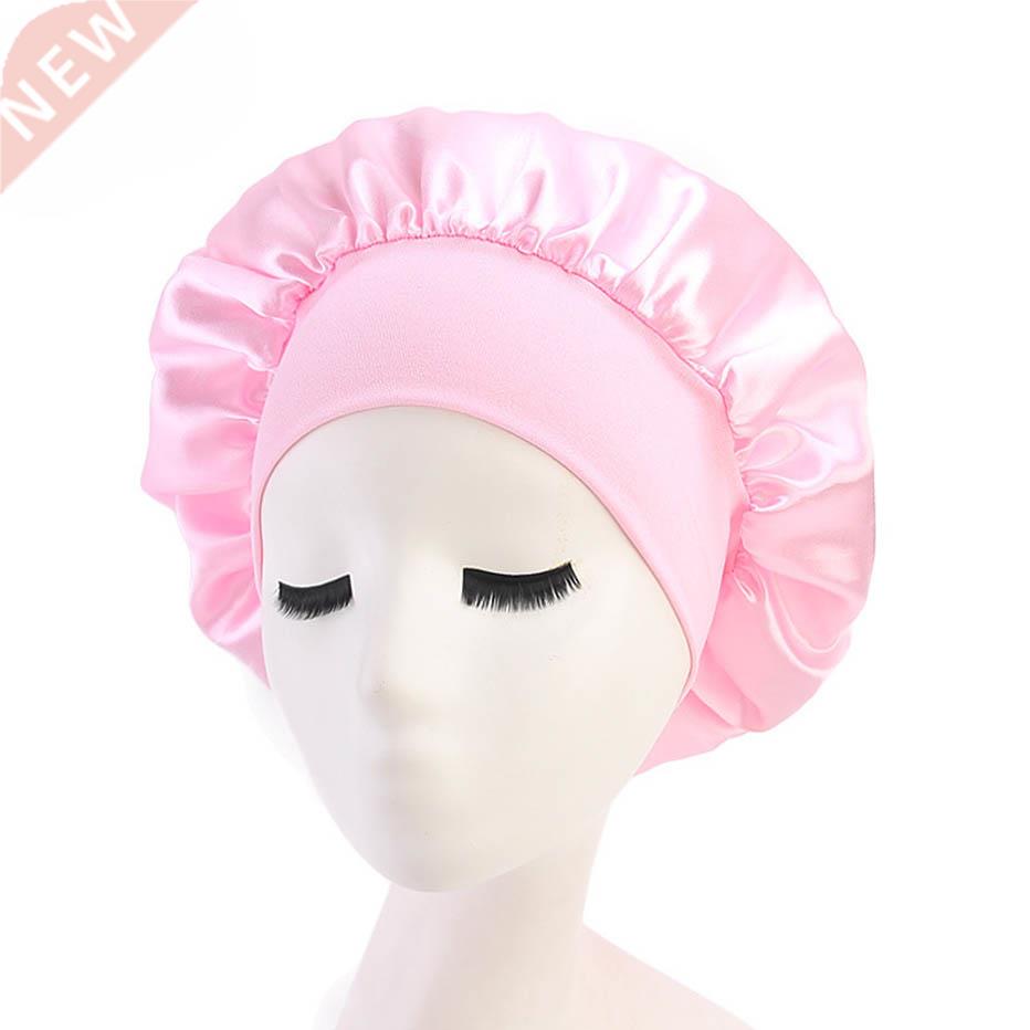 Shower Cap For Bath And Sauna Satin Hat Hair Night Bath-hou