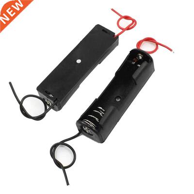 2pcs Spring Clip Black 1 x 1.5V AA Case Holder