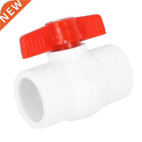 50MM/2 inch Slip Ends Water Control PVC Ball Valve White Red