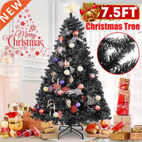 7.5FT 230cm Christmas Tree Black PVC Christmas Tree 1738 Bra