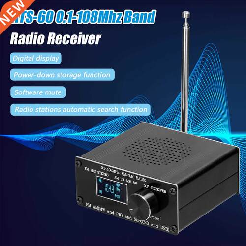 ATS-60 0.1-108Mhz Band Radio Receiver FM AM (MW & SW) SS