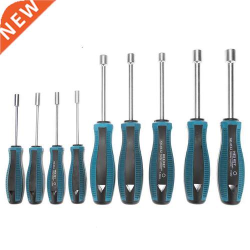 9pcs 3.0-11.0MM Hexagon Socket CR-V Hex Screw Driver Repair