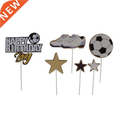 New Basket Ball Football Cupcake Topper Theme Sports Boy