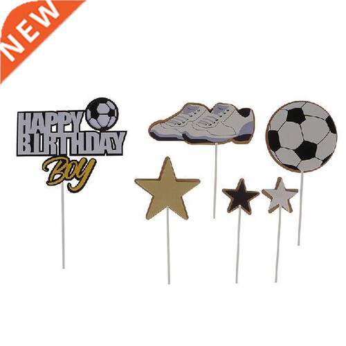 New Basket Ball Football Cupcake Topper Theme Sports Boy
