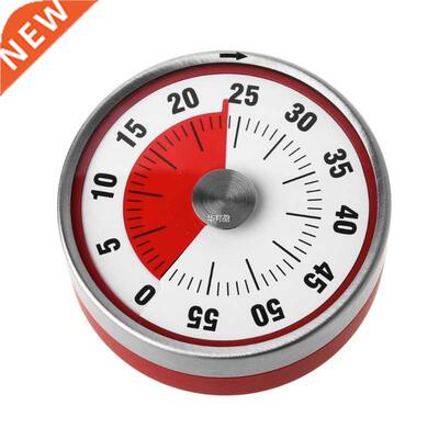 Stainless Steel Magnets Fridge Kitchen Timer Clock Mechanica