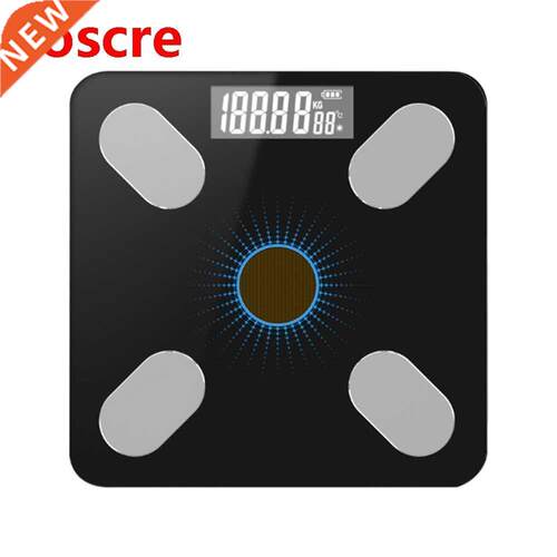 Solar-Power Weight Scale APP BT Body Intelligent Fat Scales