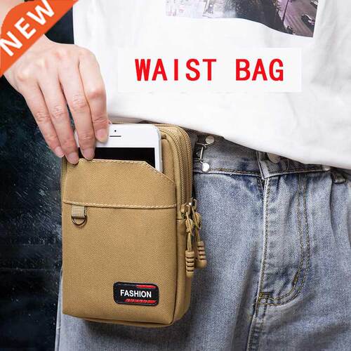 Cinturón táctico de tela Oxford para hombre y