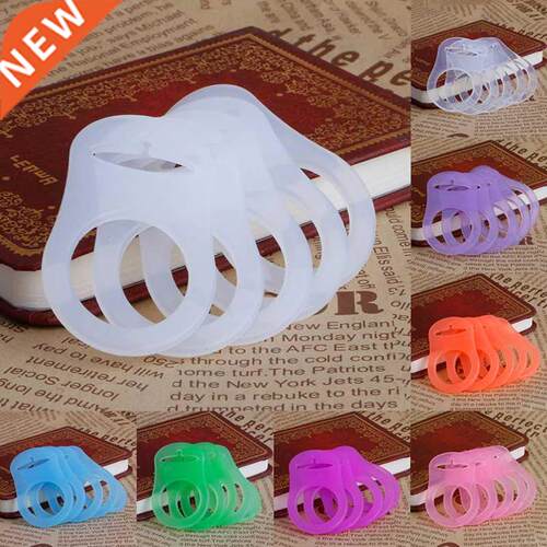 5Pcs Multi Colors Silicone Baby Dummy Pacifier Holder Clip A