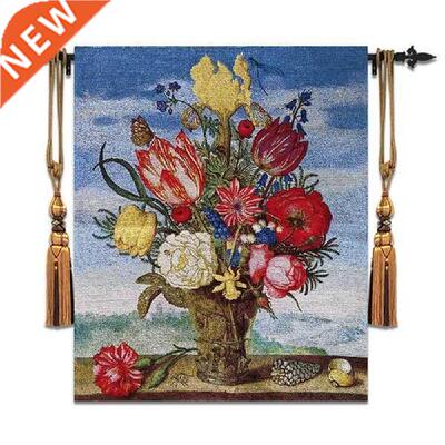 68x80cm Decorative belgium Wall hanging Tapestry Floral