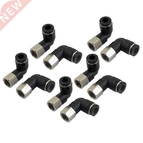 10 Pcs Pneumetic 6mm to 1/8 inch PT Female Thread Connector