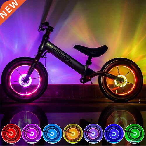 Smart Bicycle Wheel Lamp LED Neon Bike Spoke Light 7 Color 1