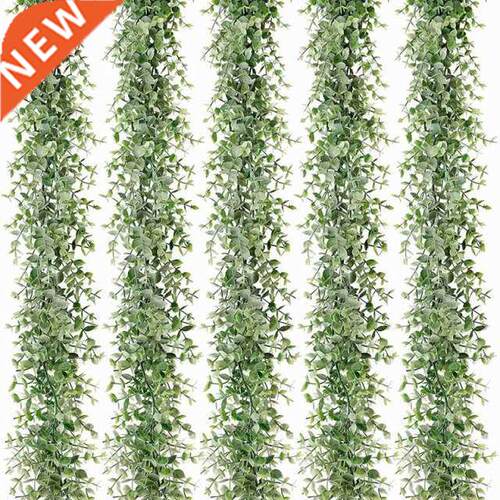 5 Packs 30Ft Artificial Eucalyptus Garlands Fake Greenery Vi