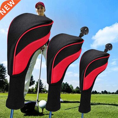 3Pcs Golf Clubs Putter Cover Head Iron Set Putter Headcover