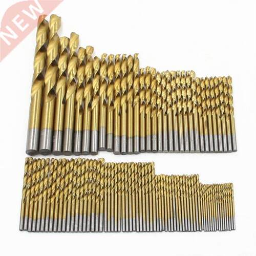 99pcs High Speed Steel Wear-resistant Titanium Plated Twist