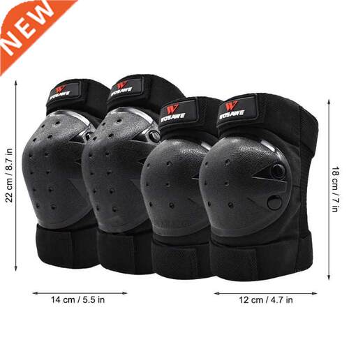 EVA Sports Elbow Knee Shin Armor Geer Guard Pads Protector f