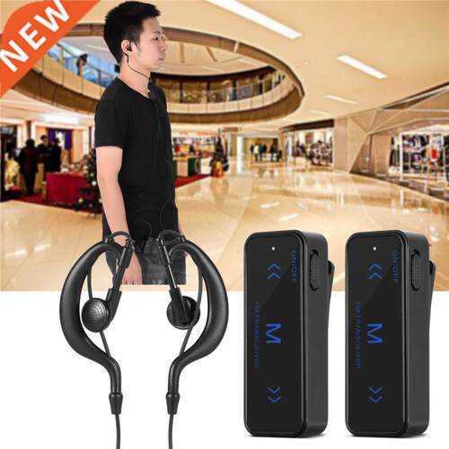 2PCS Mini Walkie Talkie W 400-470MHz 2-Way Radio Transceive