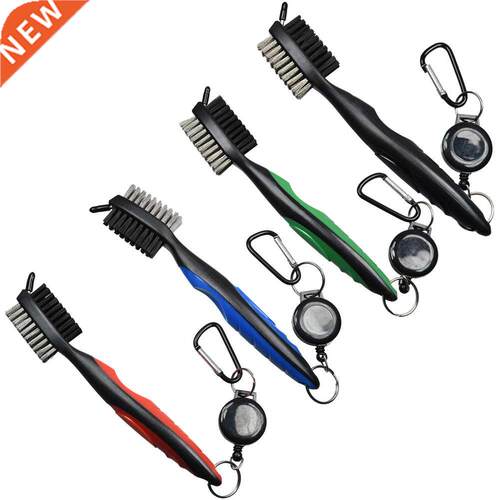 Golf Club Brush Golf Groove Cleaning Brush 2 Sided Golf