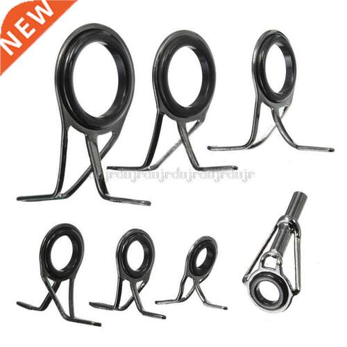 7Pcs Mixed Size Fishing Top Rings Rod Pole Repair Kit Line G
