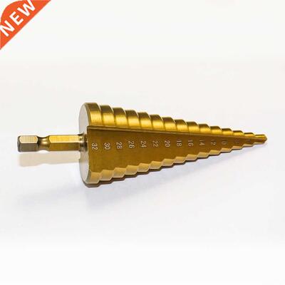 4-12/20/32mm HSS Ttanum Coated Step Drll Bt Drllng Pow