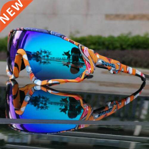 2020 Polarized 5 Lens Cycling Glasses Road Bike Cycling Eyew