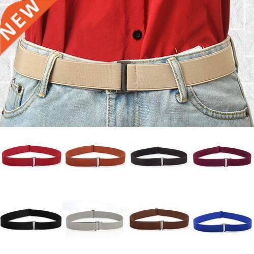 No Show Women Sretch Belt Invisible Elastic Web Strap Belt w