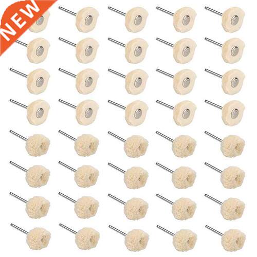 40Pcs Polishing Brush Buffing Wheels Soft Fine Buff Wheels f