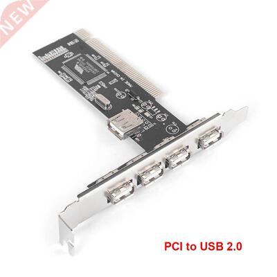 Newest Arrival USB 2.0 Adapter Expansion Card 4 Port 480Mbps
