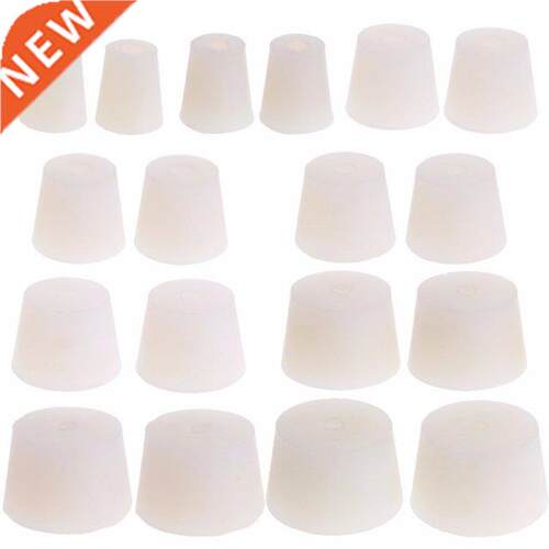 2 Pcs Silicone Rubber Plug Stopper With Hole Airlock Valve B