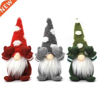 Merry Christmas Long Hat Swedish Santa Gnome Plush Doll