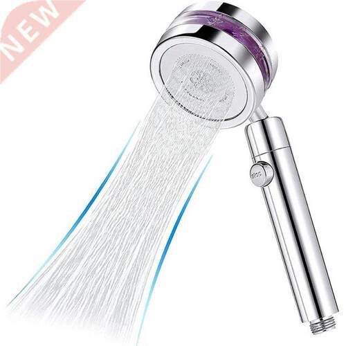 Turo Shower Head,2 Modes Rotating Power Propeller Driven Ha