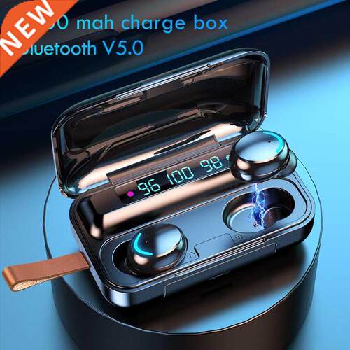 Bluetooth Wireless Headphones with Mic Sports Waterproof TWS
