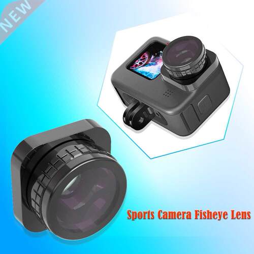 Fisheye Lens Filters for Go Pro Hero 5/6/7/9/10 Motion Camer