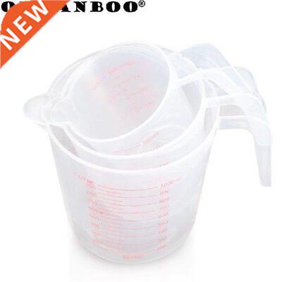 ORGANBOO 1PC 250/500/1000ML Measuring Cup Plastic Liquid
