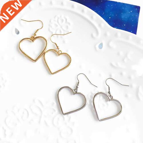 Drop Earrings Women Fashion Hot Sale Hollow Out Silvery Love