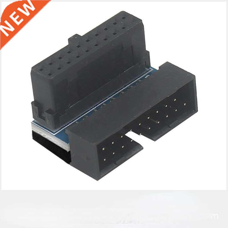 USB .0 20pin Male To Female Extension Adapter Up Down Angle