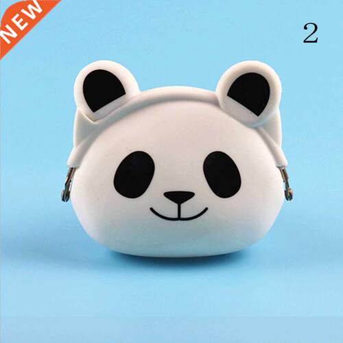 Lovely Women New Coin Bag Silicone Storage Animal Panda