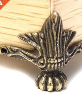 4PCS 40x30mm Antique Wood Box Feet Leg Corner Protector Tria