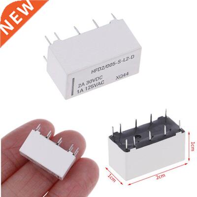 12V Coil Bistable Latching Relay DPDT 30VDC 2A 1A 125VAC HFD