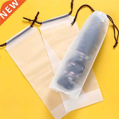 2Pcs Translucent Plastic Bag Umbrella Storage Bag Reusable
