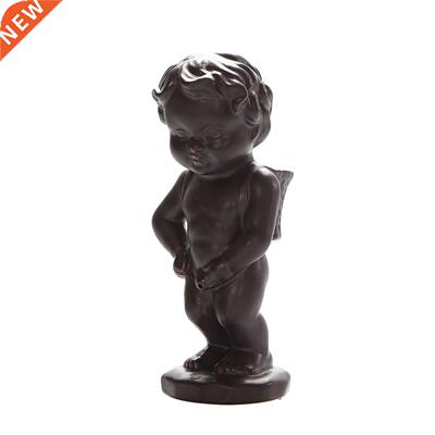 Reverse Flow Incense Holder Brown Peeing Boy Shape Incense