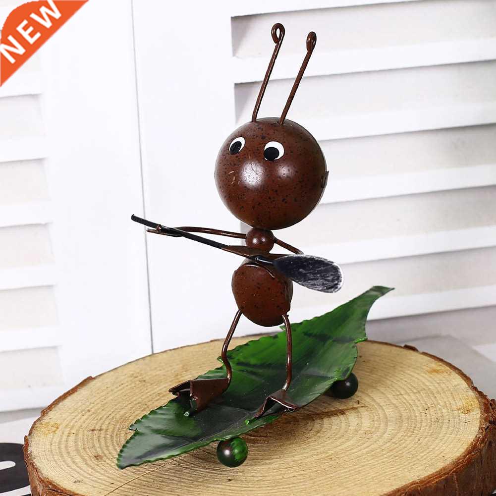 Iron Model Statue Office Ant Figurine Mini Cute Gift Home