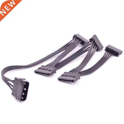 4 Pin Molex Power Port Male 1 to 15PIN SATA Power Supply Ext